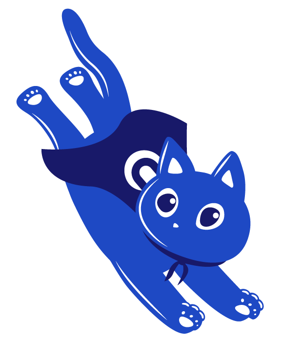 UbiCat dans un boite en carton