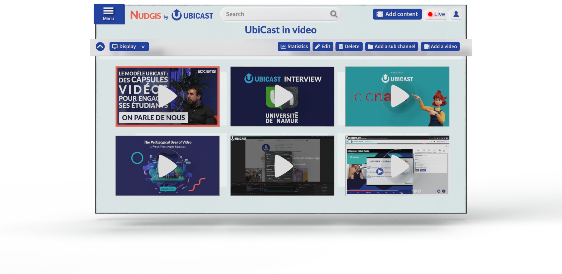 UbiCast in video