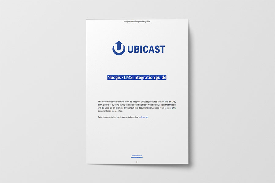 Nudgis LMS integration guide