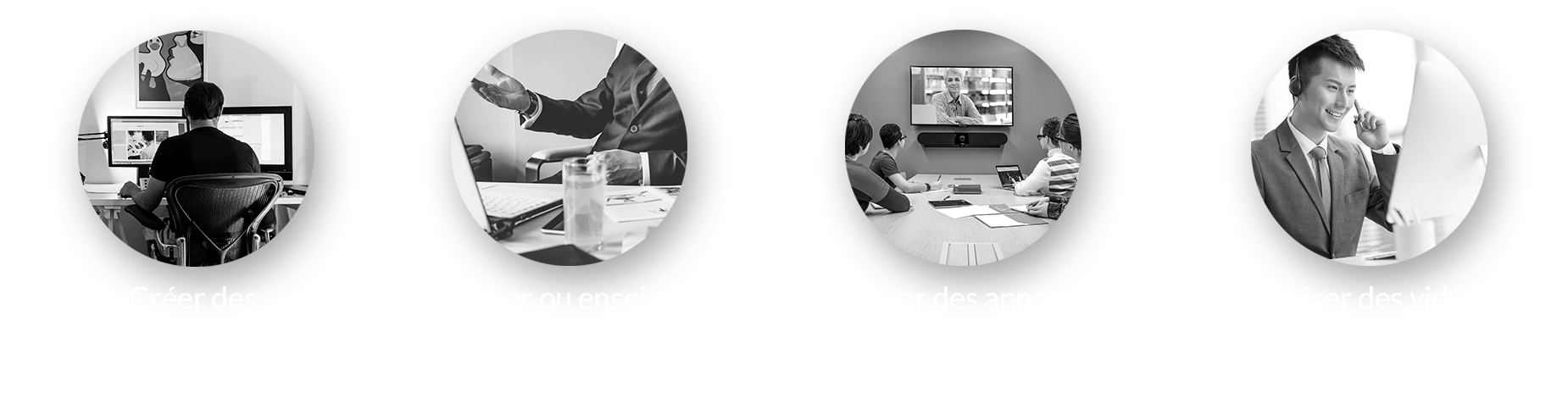 Créer des tutoriels vidéos, former ou enseigner à distance, réaliser des annonces en interne, réaliser des vidéos de support pour vos clients
